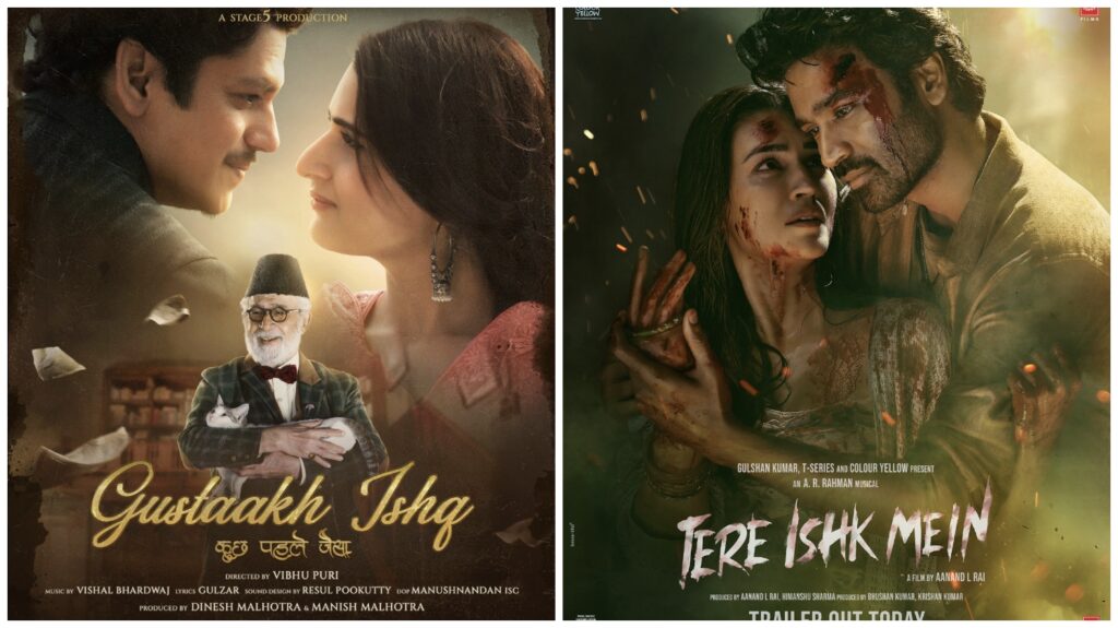 Which Movie to Watch on 28 Nov? Tere Ishq Mein vs Gustaakh Ishq
